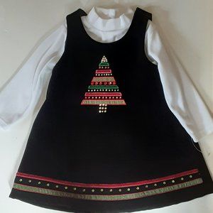 NWT Good Lad Sequined Christmas Outfit Sz 2T
